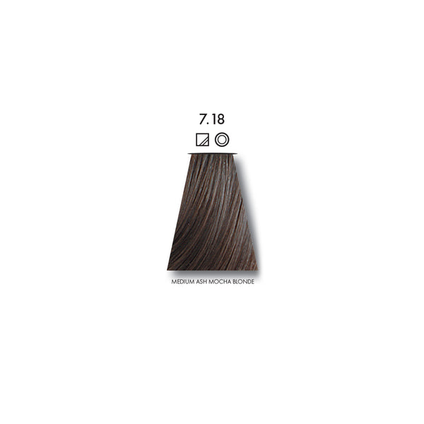 Keune Tinta Color Medium Ash Mocha Brown 7.18 - 60ml