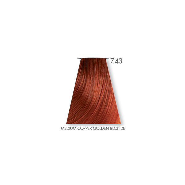 Keune So Pure Medium Copper Golden Blonde 7.43 - 60ml